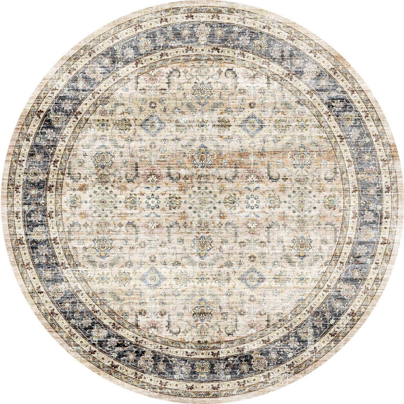 Miriam Yellow Beige Rug 