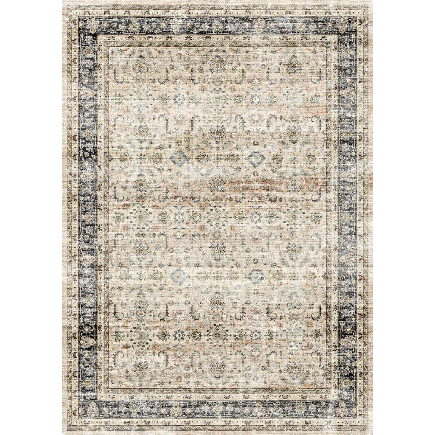 Miriam Yellow Beige Rug 
