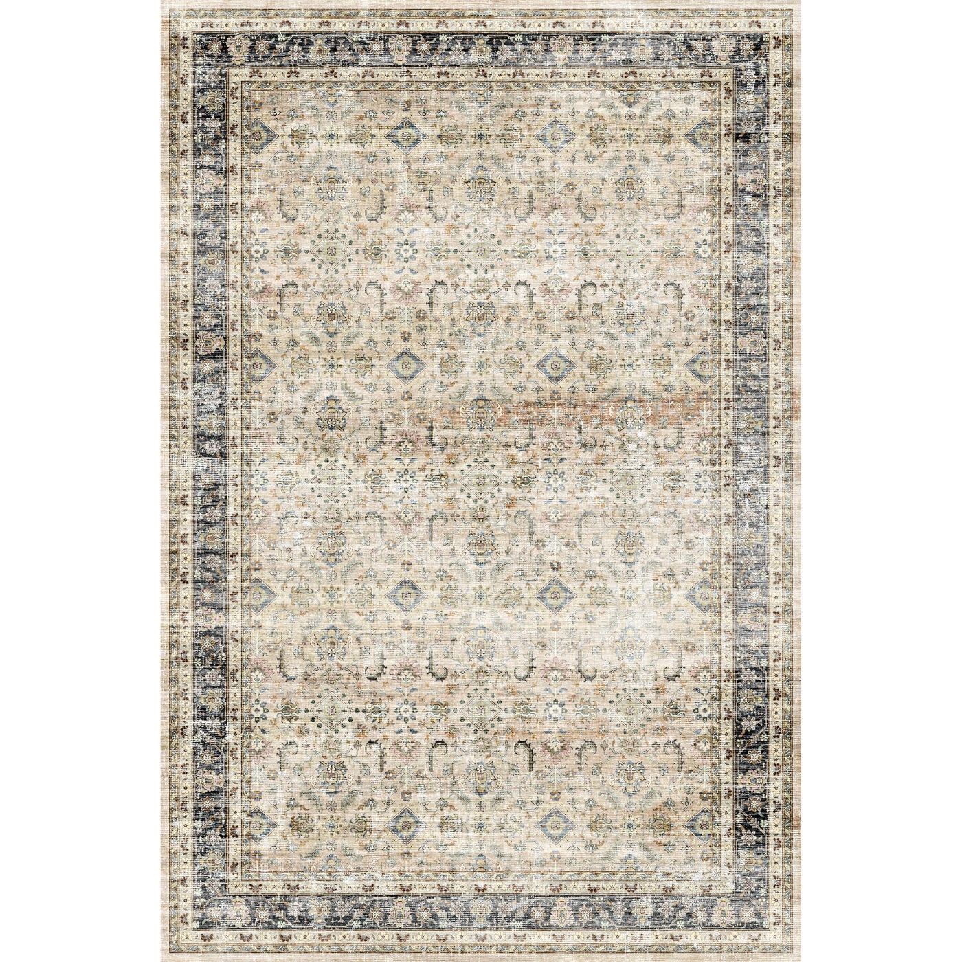 Miriam Yellow Beige Rug 