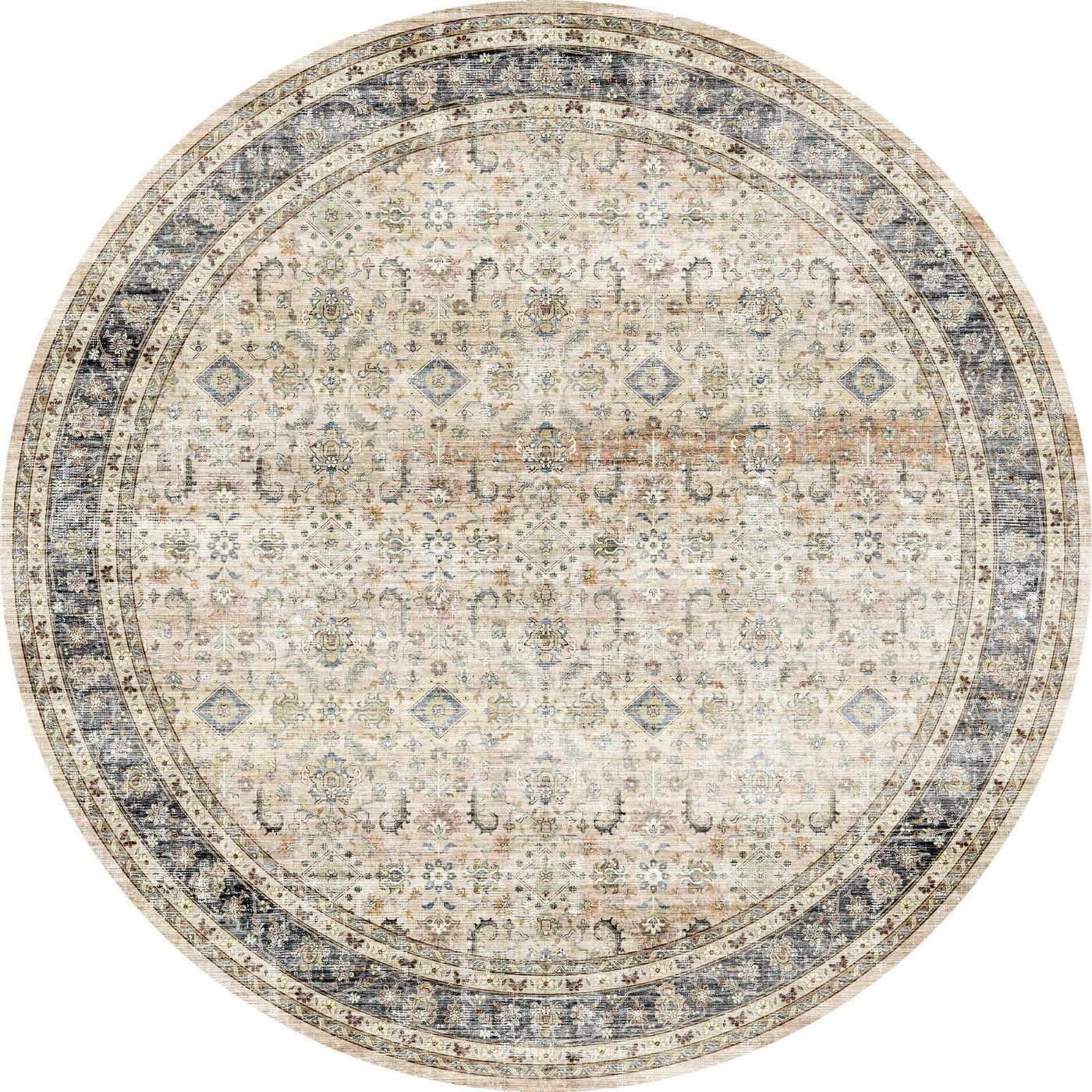 Miriam Yellow Beige Rug 
