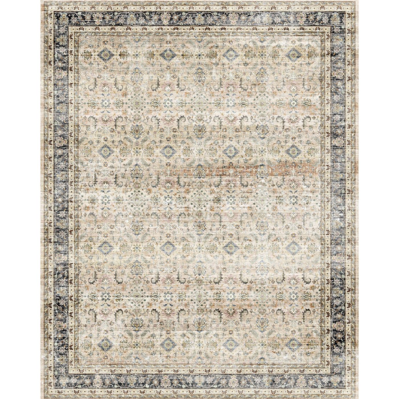 Miriam Yellow Beige Rug 