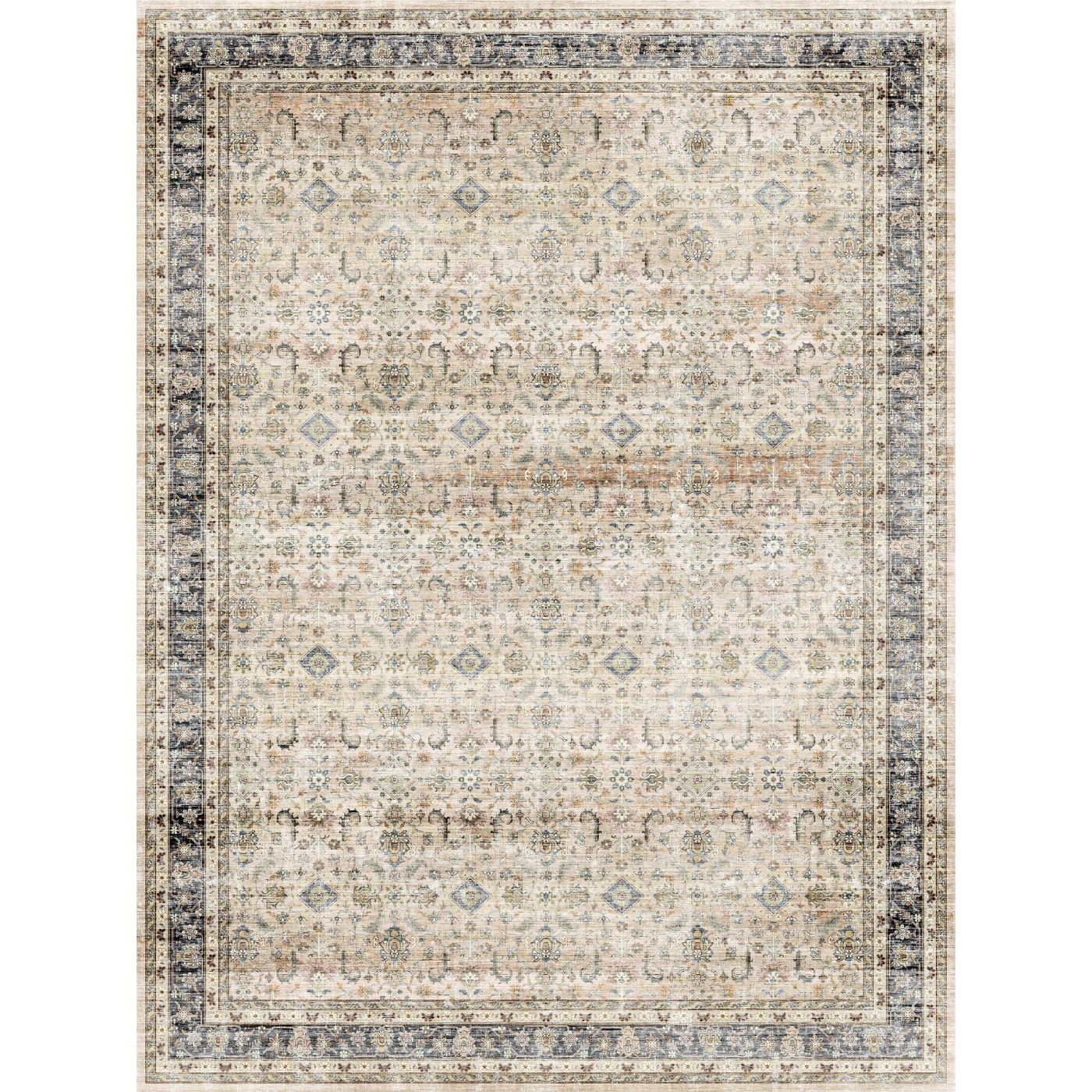 Miriam Yellow Beige Rug 