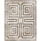 Noa Natural Black Modern Rug – Machine Washable or Premium Linen Area Rug with Sandy Beige & Dusty Black Tones for Living Room or Bedroom