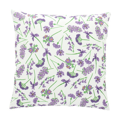Outdoor Cushion Flowers Purple 