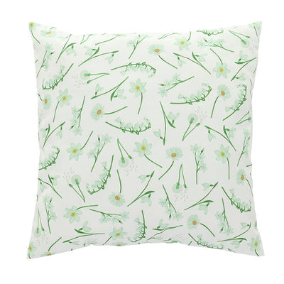 Outdoor Cushion Flowers White 