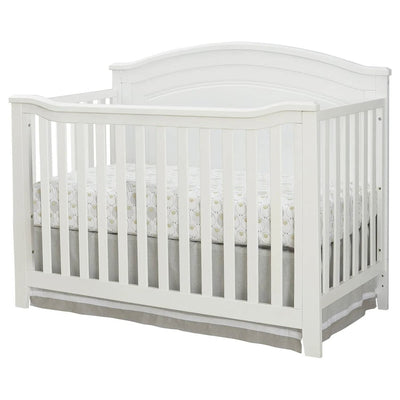 SF Home Solid Wood Convertible Crib in White - Toddler Bed Sold Separately - Free Shipping 