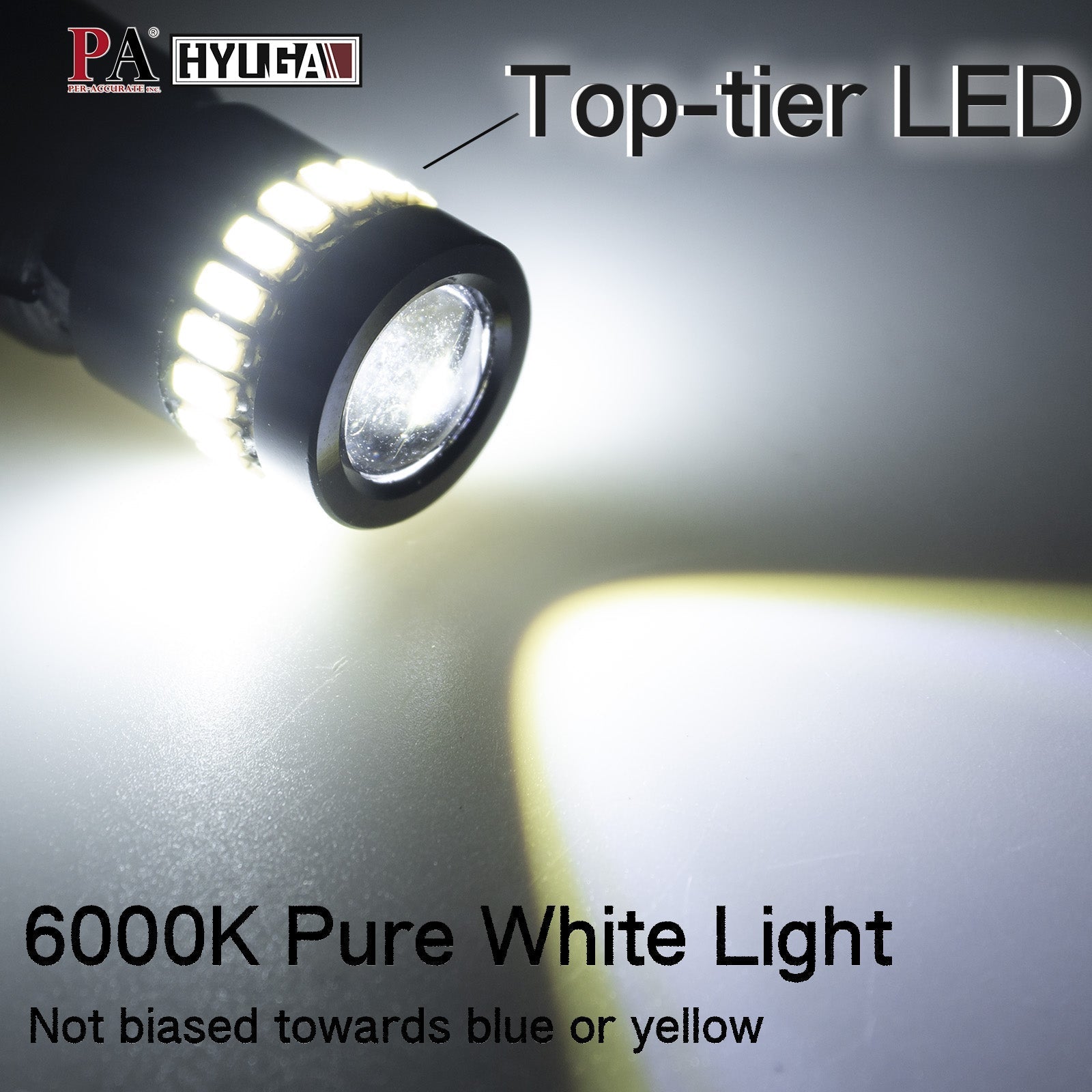 HYUGA BL9 T10 W5W 194 LED Bulb 6000K White 19SMD CANBUS Anti-Flicker for Interior Lamp License Plate Trunk light Plug and Play (Pack of 2) 