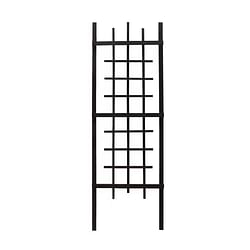 72-inch Modern Garden Trellis in Black Wood Finish - Free Shipping