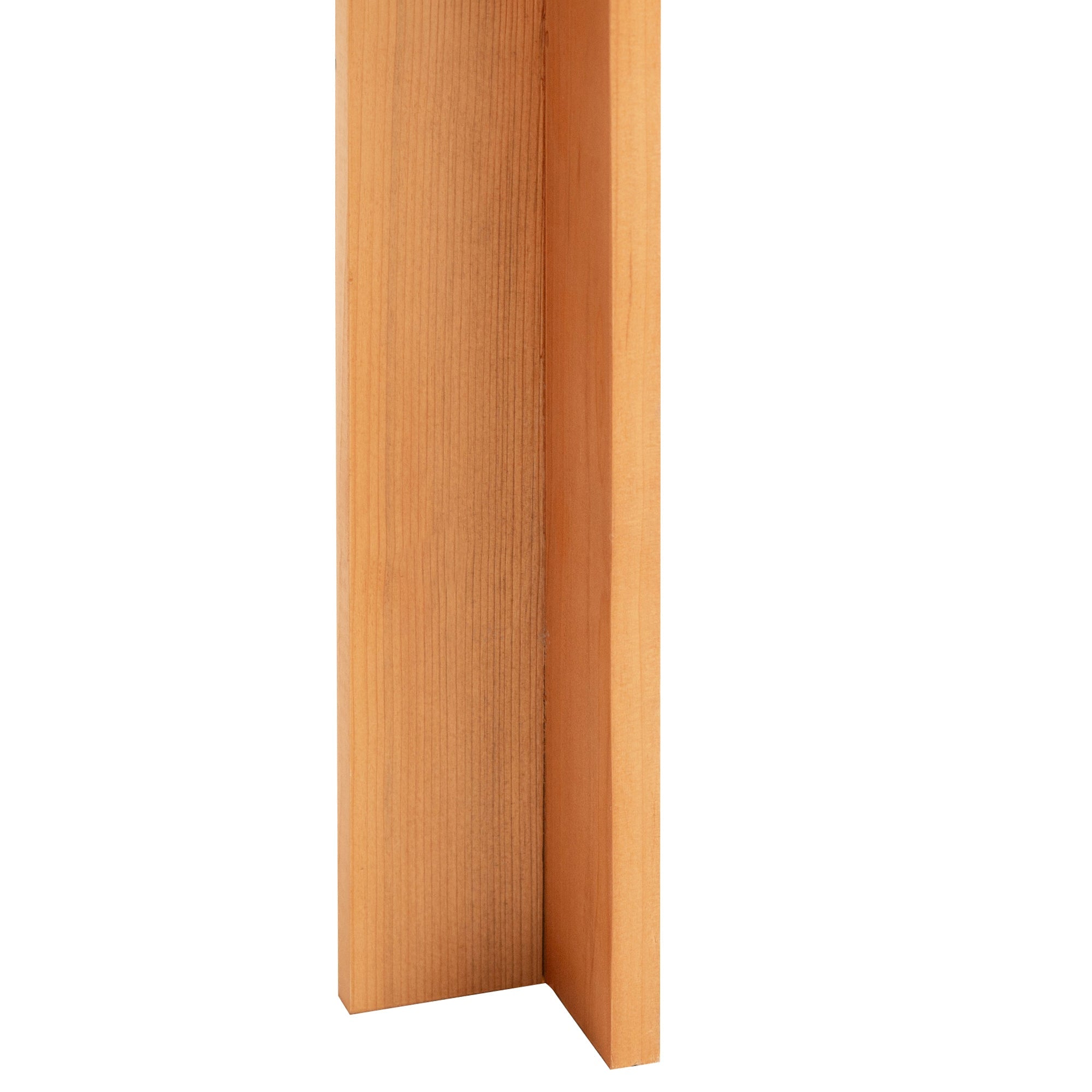 Outsunny Wooden Raised Garden Bed Tall Outdoor Plant Stand Flower Box with Hooks Natural Wood 