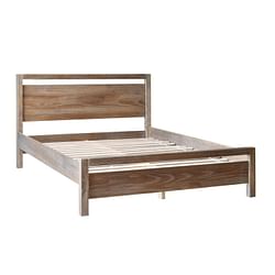 Queen Size FarmHouse Traditional Rustic Pine Platform Bed - Free Shipping