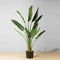 Boho Artificial Bird of Paradise Plant 43'' | Lifelike Tropical Potted Décor, Maintenance-Free