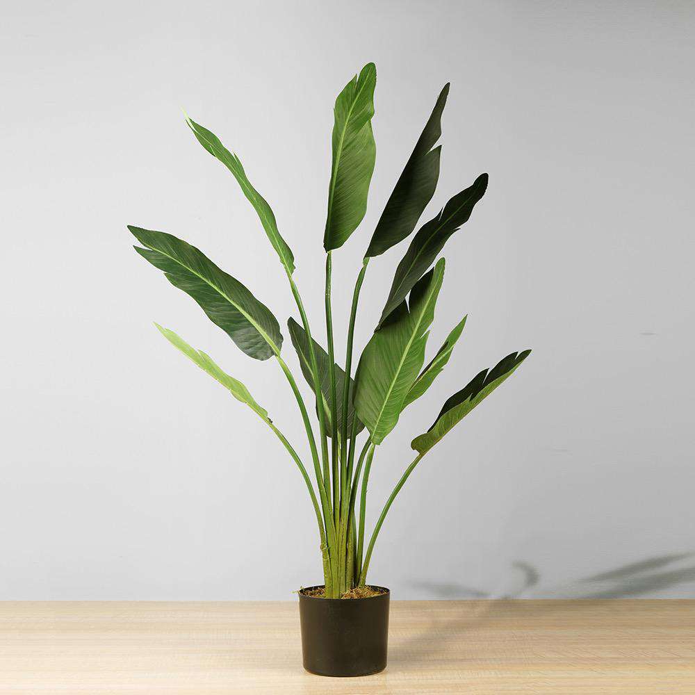 Boho Artificial Bird Of Paradise Potted Plant 43'' 