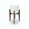 Boni White Mid-Century Cement Planter with Wooden Stand | 10