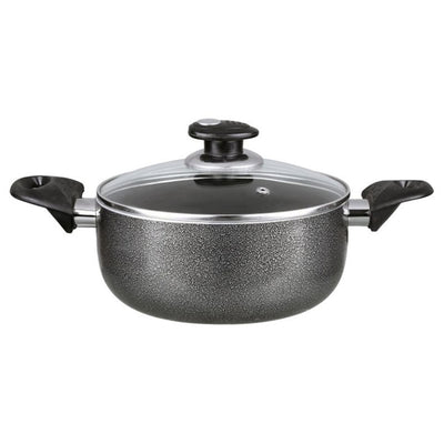 Brentwood 3 Qt. Round Aluminum Dutch Oven in Gray - Free Shipping 