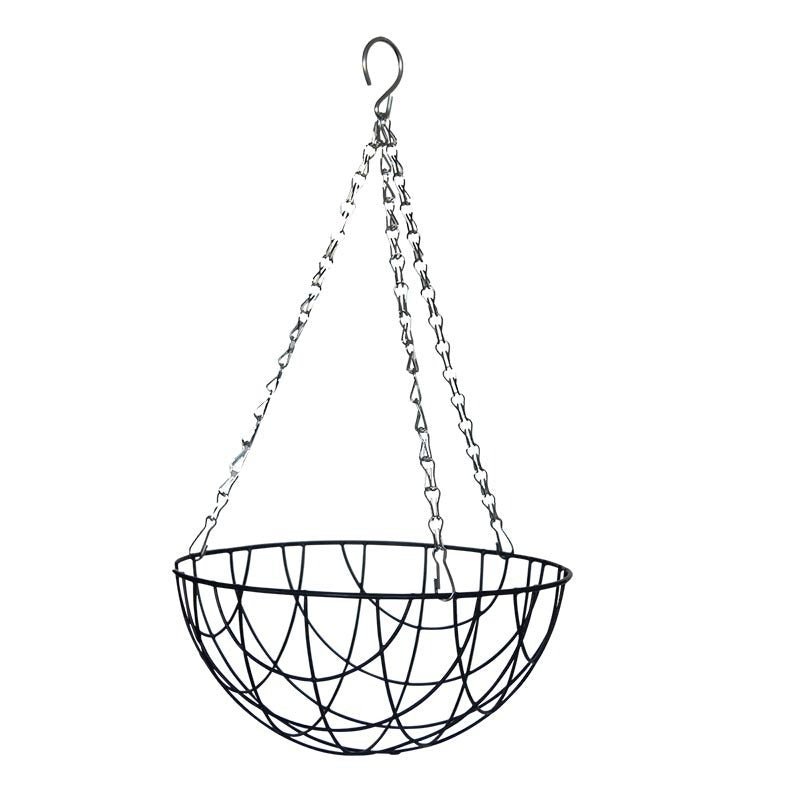Black Metal Hanging Basket S 