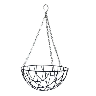 Black Metal Hanging Basket S 