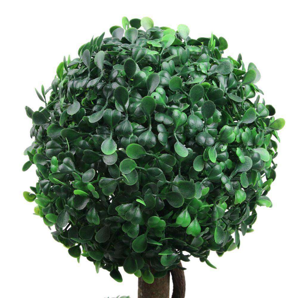 Bristol Faux Potted Boxwood Topiary Plant 26'' 