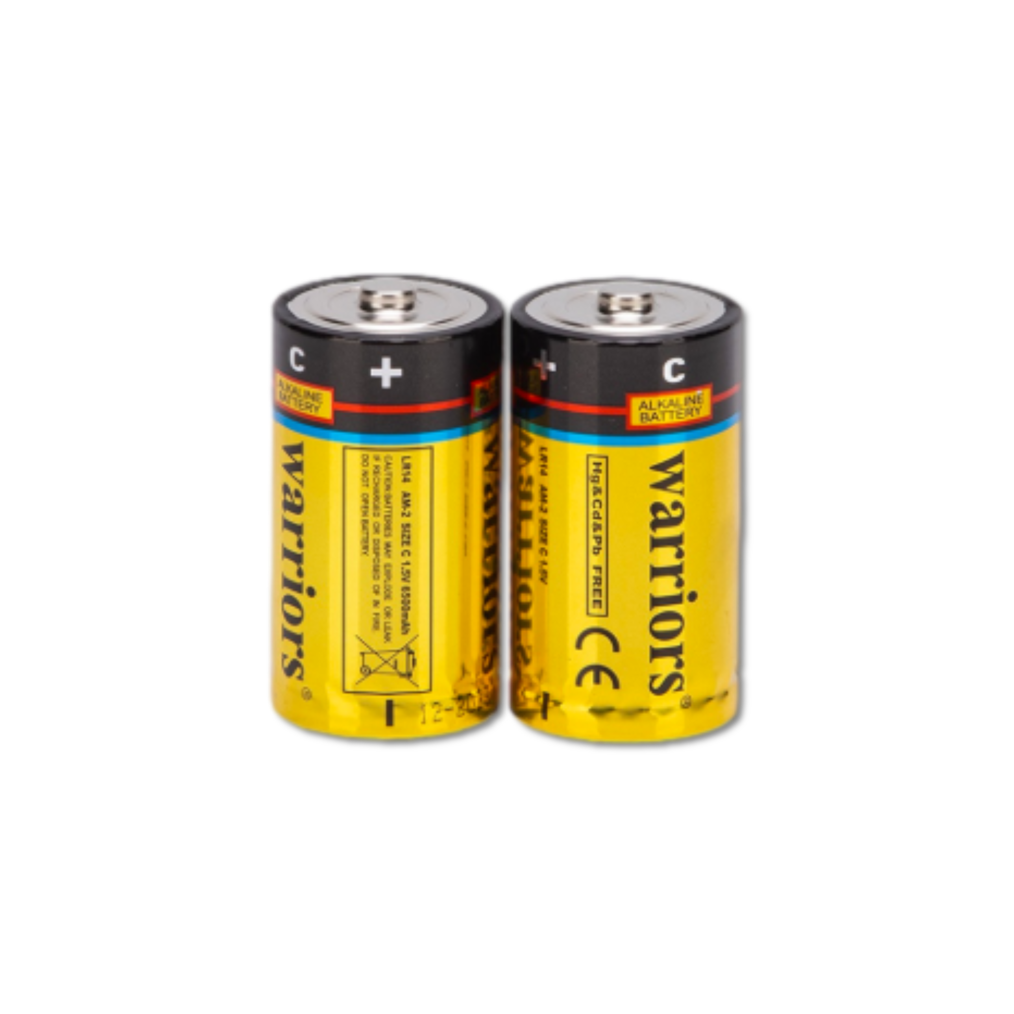 BRS C Alkaline Batteries — 12‑Pack (BRSLR14C)