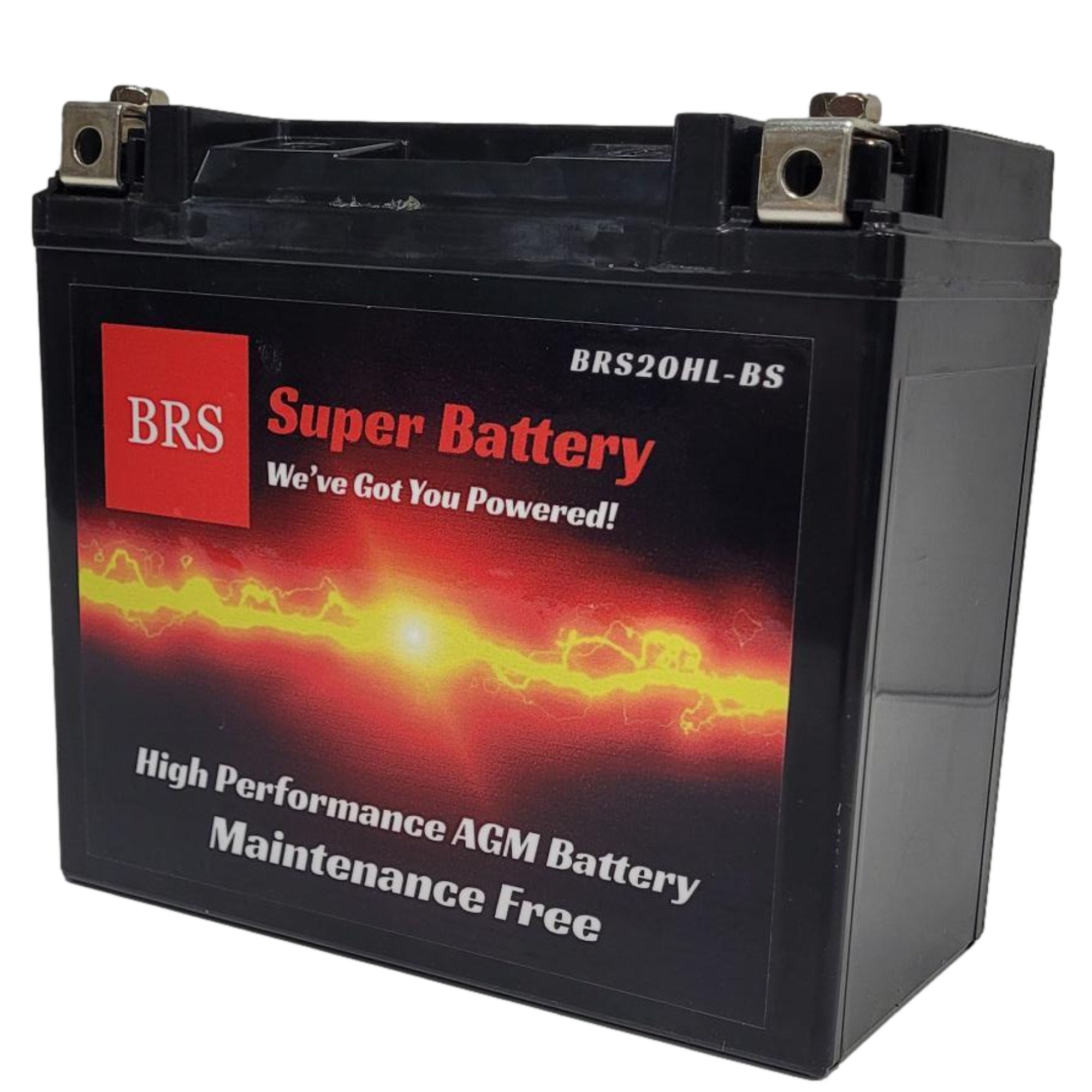 High Performance BRS20HL-BS 2 Year Warranty & Smart Charger / Maintainer Combo Bundle Kit 12v Sealed AGM PowerSports Battery