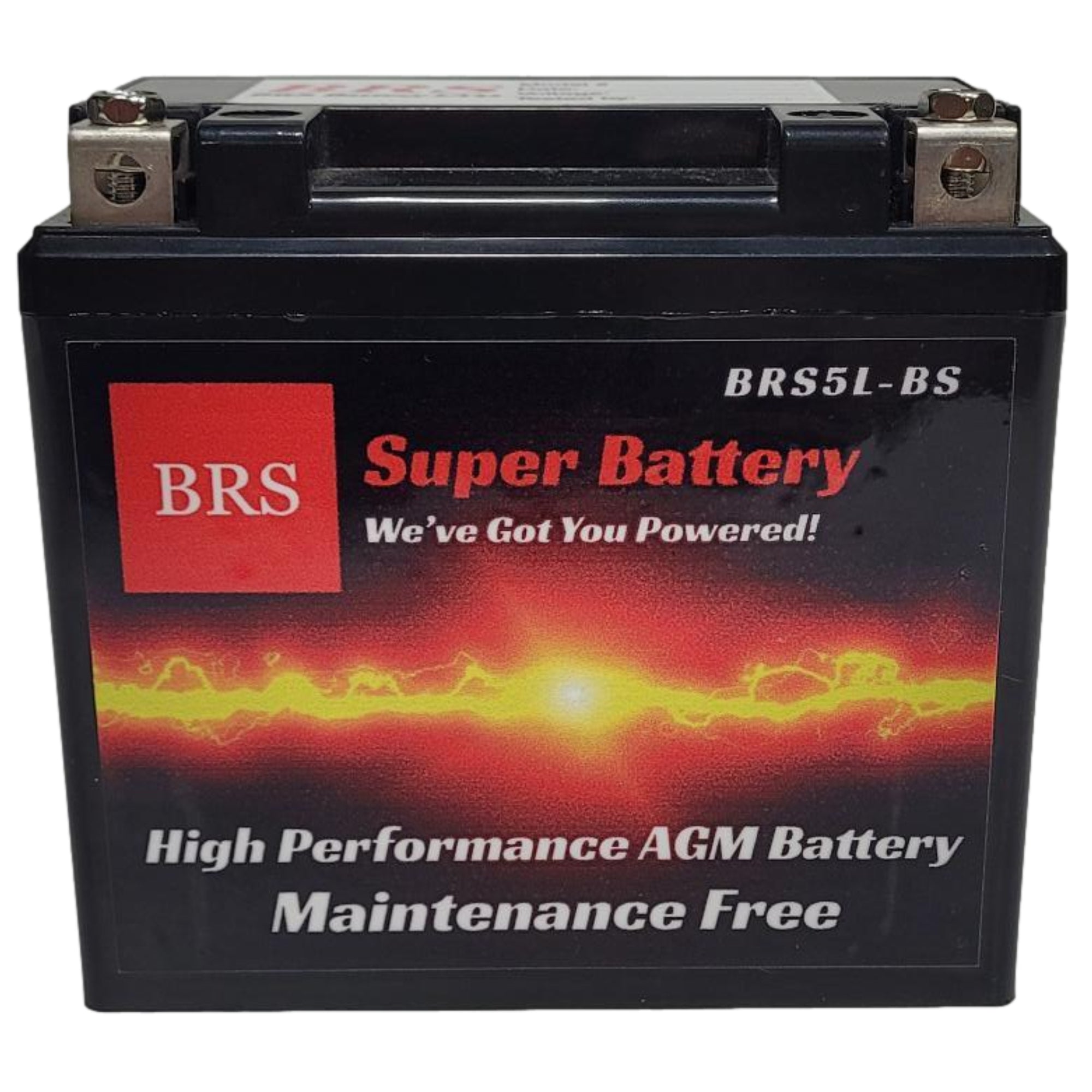 High Performance BRS5L-BS BS 2 Year Warranty & Smart Charger / Maintainer Combo Bundle Kit 12v Sealed AGM PowerSports Battery
