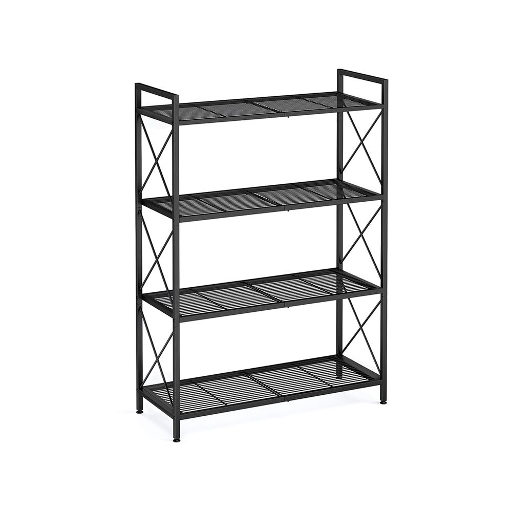 SONGMICS Metal Storage Rack with X Side Frames