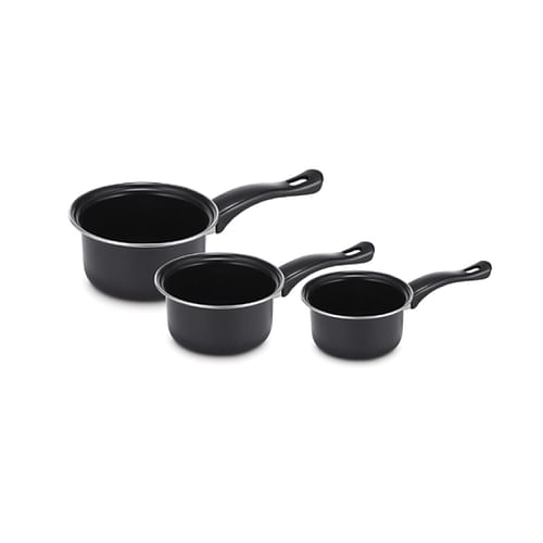 Brentwood 3 Piece Carbon Steel Sauce Pan Set - Free Shipping 