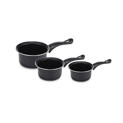 Brentwood 3 Piece Carbon Steel Sauce Pan Set - Free Shipping 