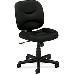 Black Task Chair Office Chair with Padded Seat - Free Shipping 