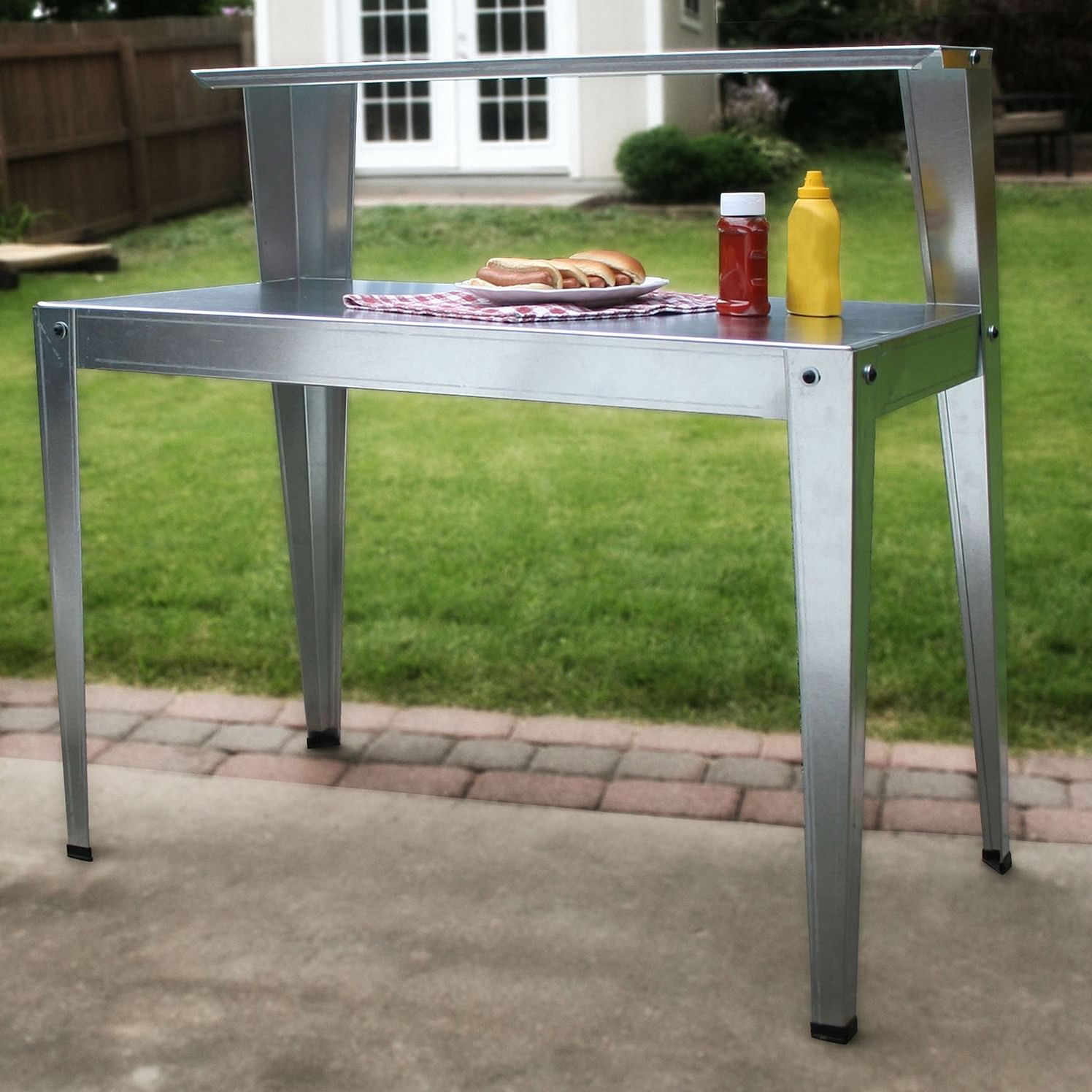24 x 44 inch Galvanized Steel Top Utility Table Workbench Potting Bench - Free Shipping 