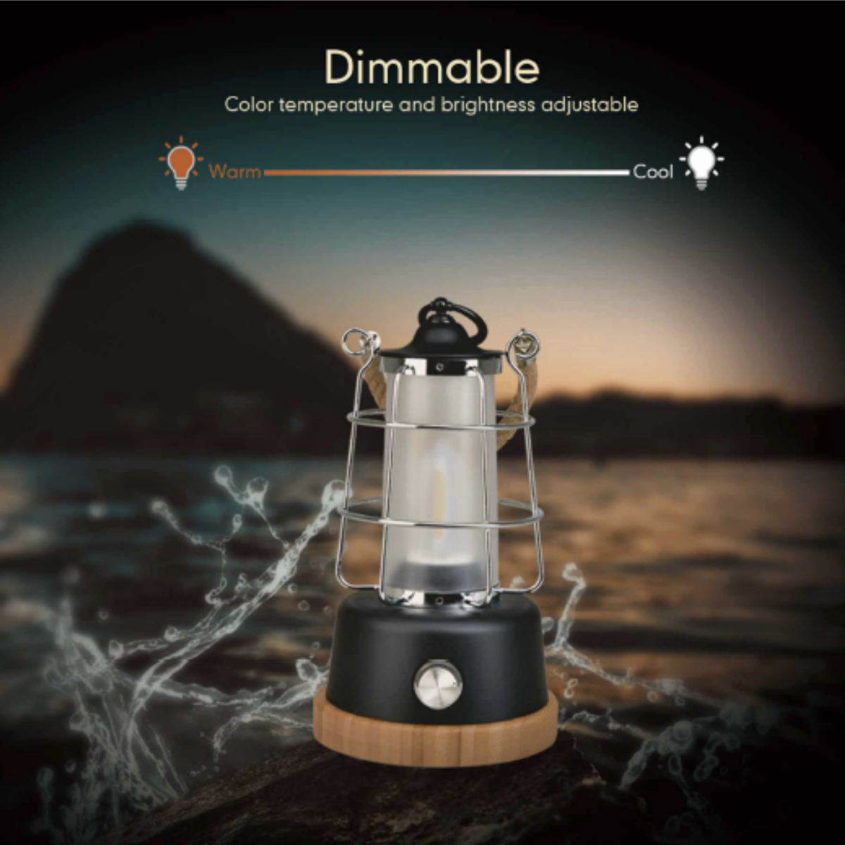 TRU De-LIGHT YOU&ME LED, Dimmable, Color Temperature & Brightness Adjustable, Rechargeable LED Lamp 