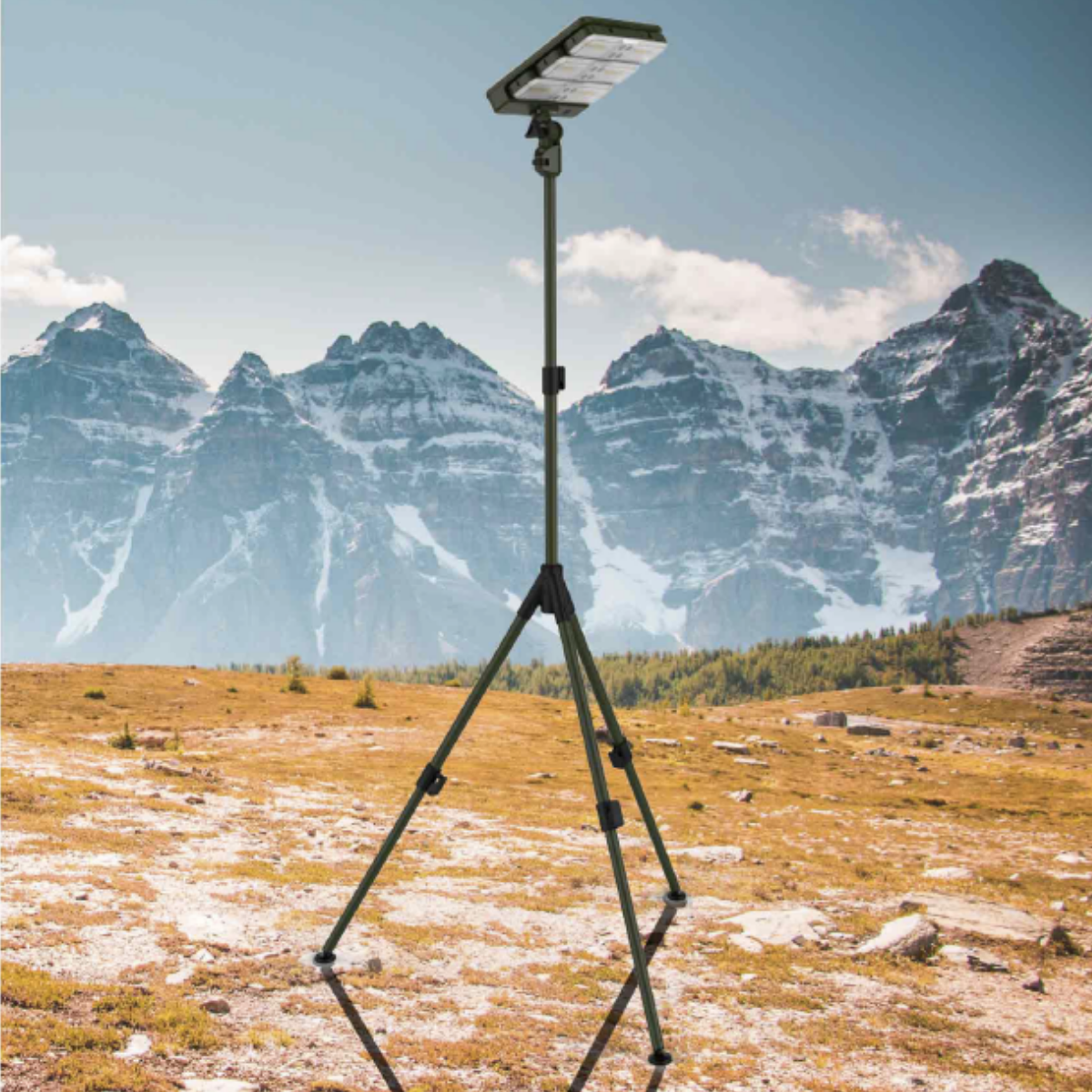 TRU De-LIGHT WORK&PLAY AT NIGHT Multi-Configuration, Solar, LED High Lumen, Flood-Light (3450 Lumen Total) 