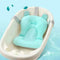 Baby Shower Bed Bath – Floating Infant Bath Support with Safety Belt & Soft Mesh Design