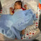 Baby's Stroller Cover Knitted Blanket