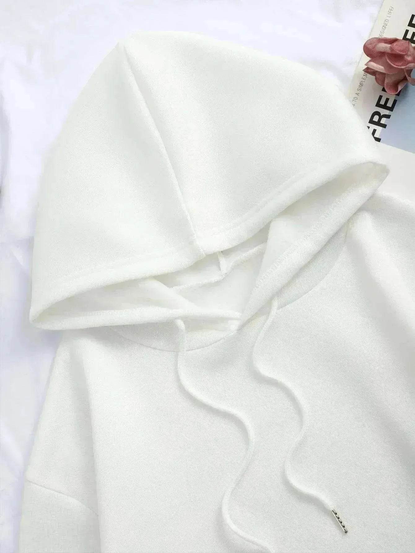 Back Text Oversized Hoodie 