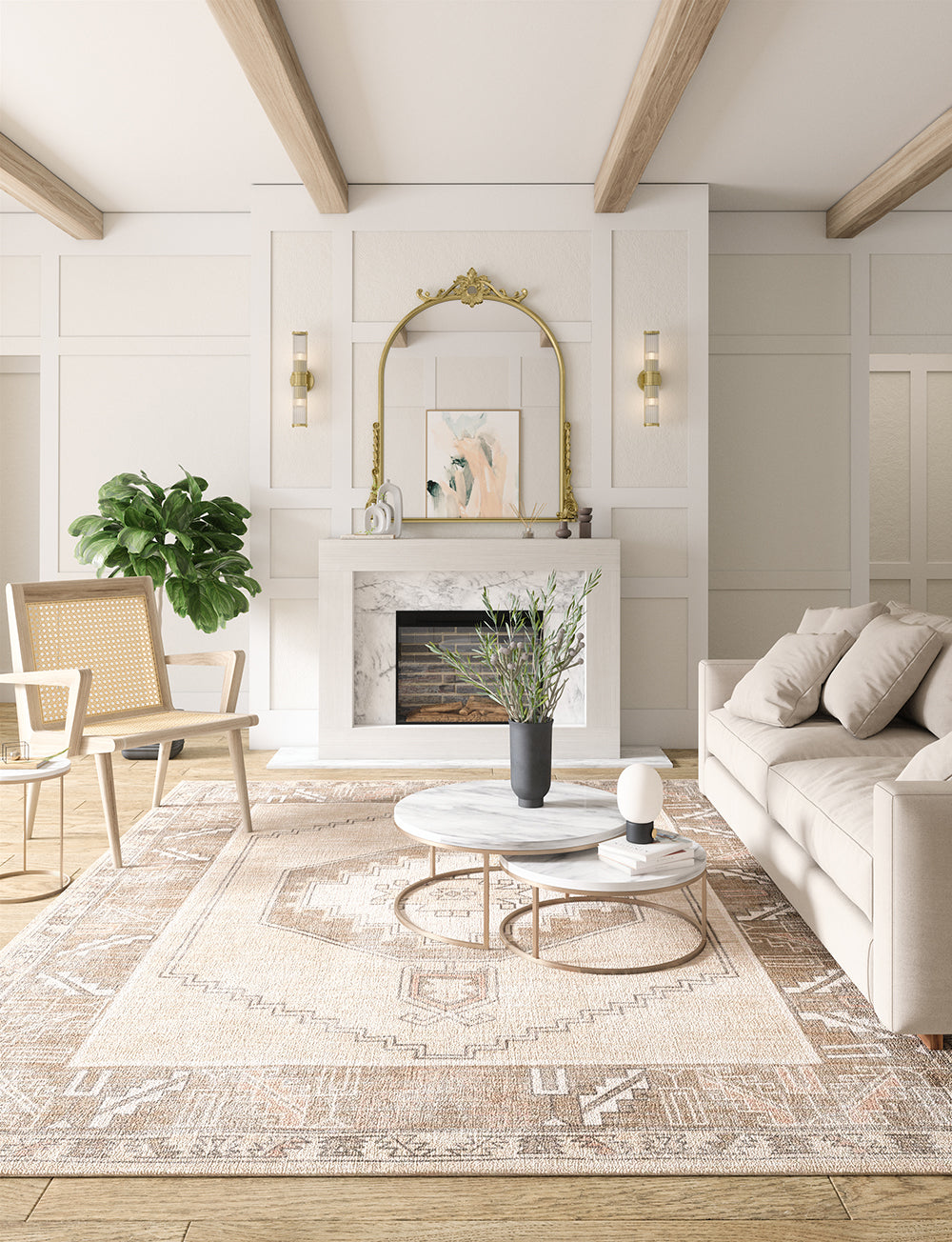 Barbara Natural Beige Rug 