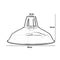 Barn Slotted Metal Easy Fit LampShades~1066