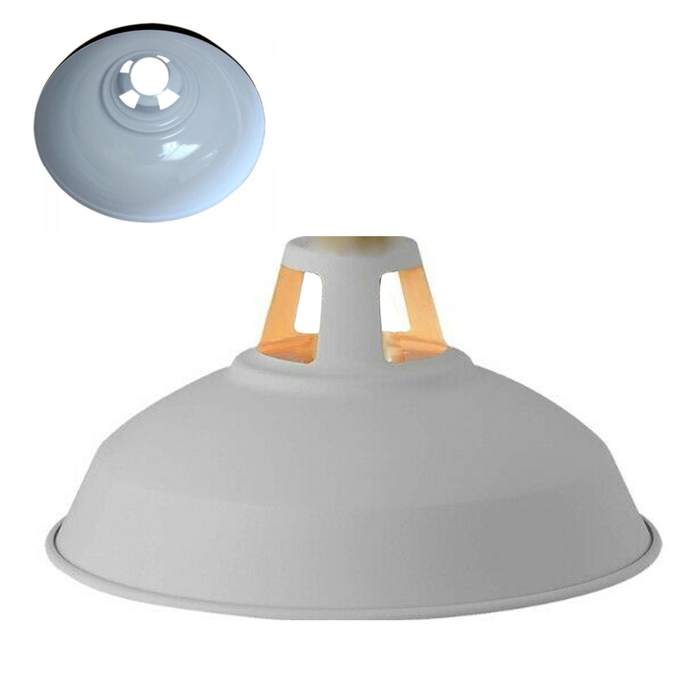 Modern Barn Lamp Shade Grey ~ 1994 