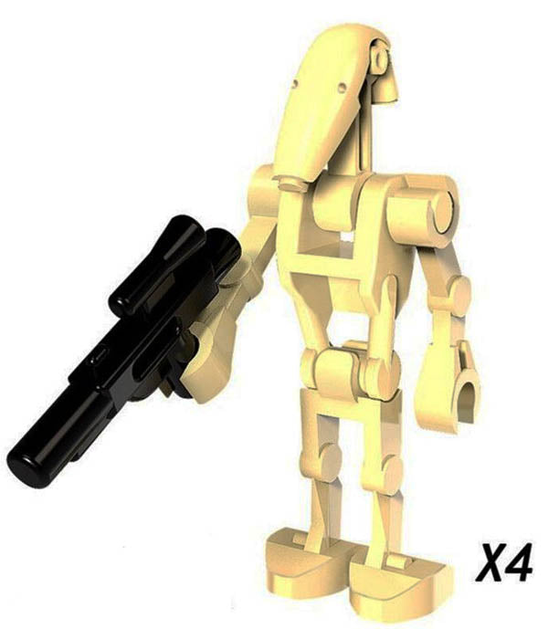 Minifigure - Star Wars - Battle Droids set of 4 