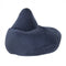 Bean Bag Chair for Adults Accent Lazy Sofa with Skin-friendly Corduroy Cover and Soft Sponge Filling-Blue