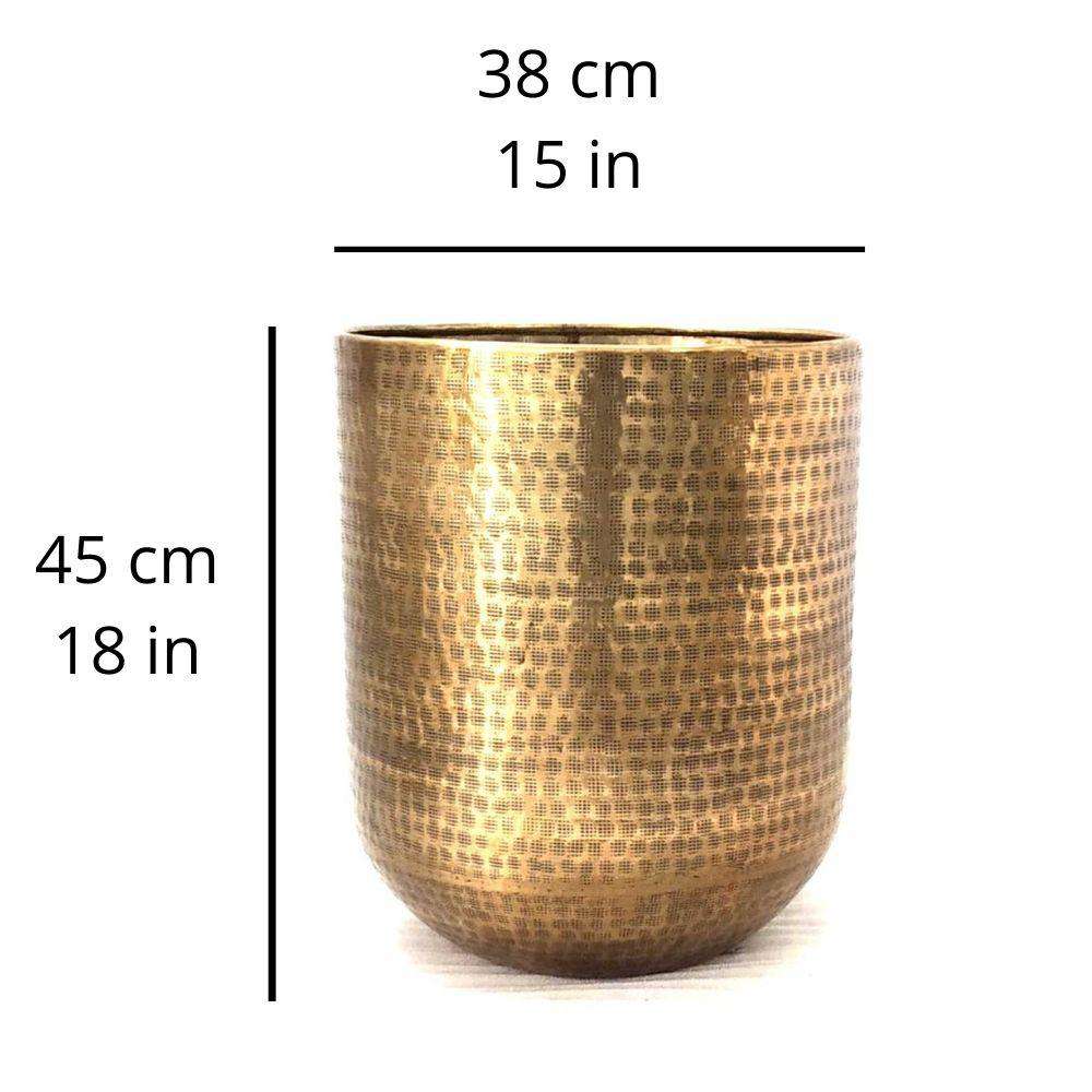 Bertooo - Brass Mid-Century Planter 