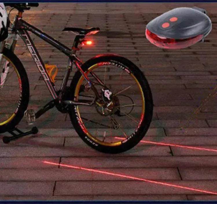 Bicycle Tail Light (5LED+2Laser) 