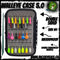 Big Sky Walleye Case 5.0 58pc Set – Waterproof Double-Sided, High Compression Hook Clips, Slotted Foam Protection, Tackle Storage