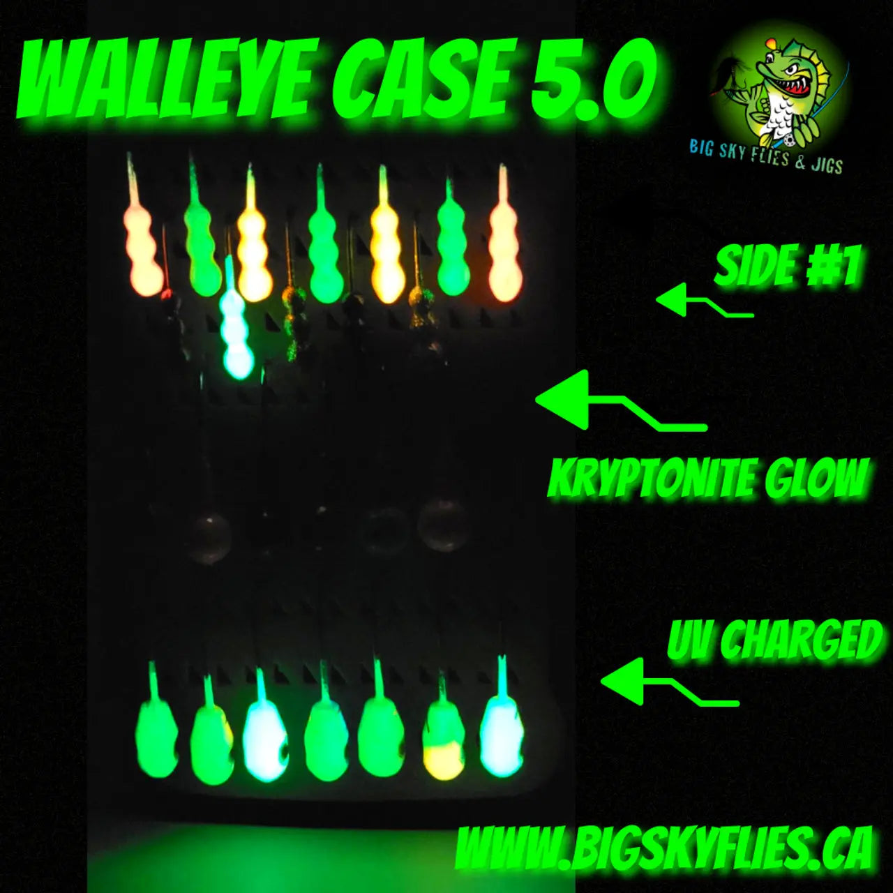 Big Sky Walleye Case 5.0 58pc set 