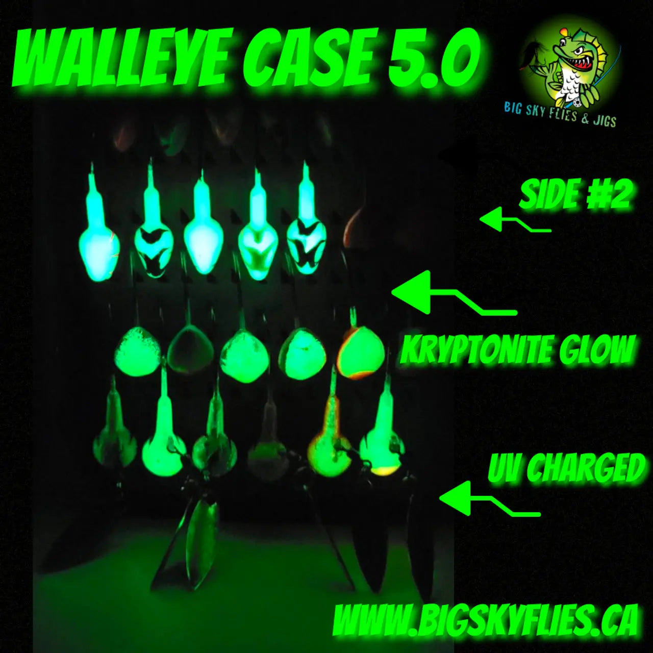 Big Sky Walleye Case 5.0 58pc set 