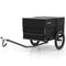 Bike Cargo Trailer with Bag and Cover Heavy-Duty Bicycle Wagon Cart-Black