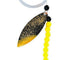 Single Hook Willow Leaf Spinner – Black Striper Blade Lure