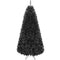 6 FT Pre-Lit Black Halloween Christmas Tree with 250 Vibrant Purple LED Lights