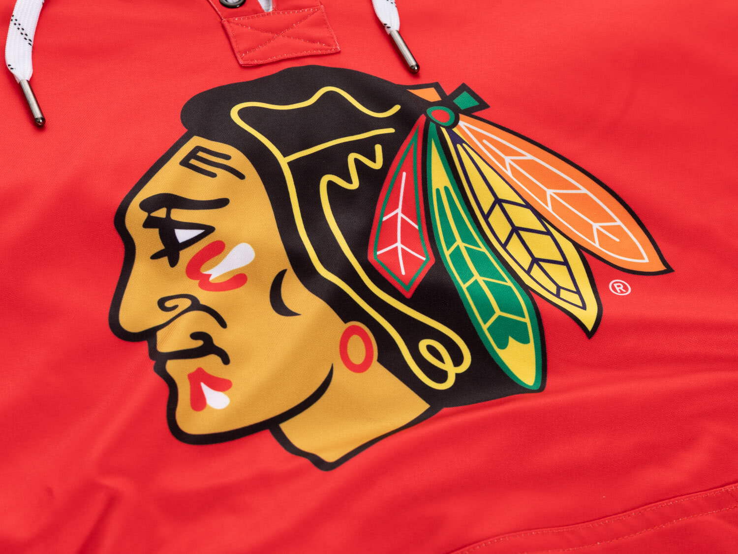 Chicago Blackhawks Hockey Lace Hoodie 