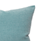 Blue Chenille Cushion Cover – Plain Chenille, 100% Polyester, Knife Edge, Hidden Blue Zipper, Hand-Made in Canada, Calming Lake Blue