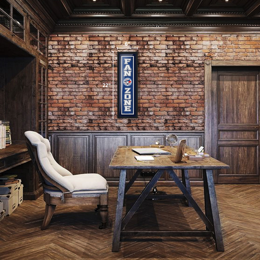 Toronto Blue Jays 6x22 Team Fan Zone Framed Artwork 